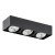 Oprawa sufitowa RODOS PLUS 6118 GU10x3 czarna - Argon
