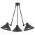 Lampa nad stół loft wisząca ALTEA 1452  czarna regulowana  – Argon