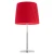 Lampa stołowa plisowana czerwona ASTI 3846 - Argon