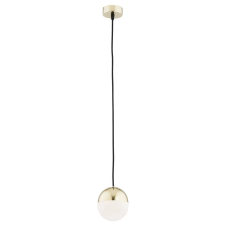 Lampa stylowa wisząca LIVIA 4031 mirror ball złota kula – Argon