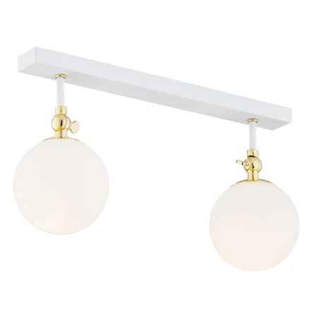 Lampa sufitowa LATINA 845 podwójna biało-złota – Argon