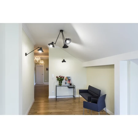 Kinkiet loft ALTEA 4072 stalowy czarny regulowany – Argon