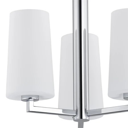 Żyrandol nowoczesny CAMELOT 1224 biel i chrom – Argon