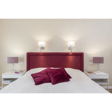 Lampa stołowa szklana PRATO 3841 różowa - Argon