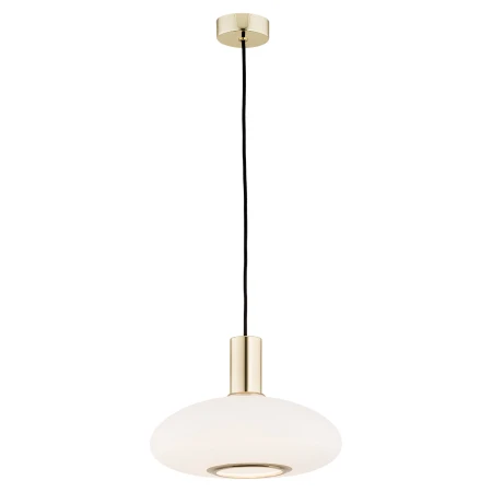 Lampa wisząca stylowa  SAGUNTO 4358 owalna szklana - Argon