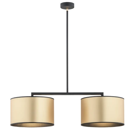 Lampa wisząca podwójna KARIN 898 hotelowa czarno-złota - Argon
