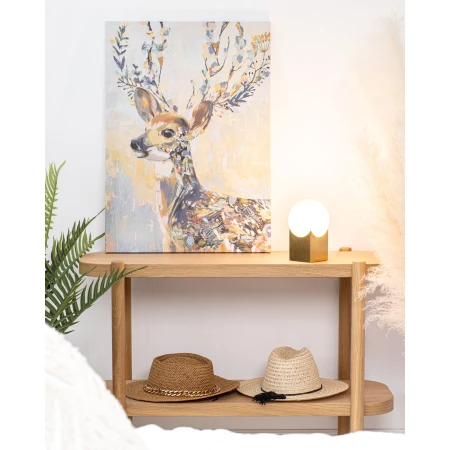 Lampa stołowa złota z białą kulą AUSTIN 4720 - Argon