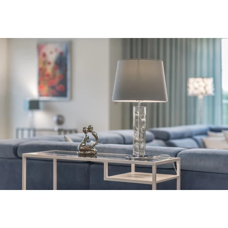 Lampa stołowa szklana niebieski NANCY 3844 - Argon