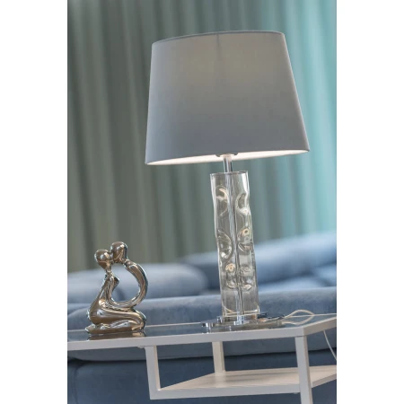 Lampa stołowa szklana niebieski NANCY 3844 - Argon