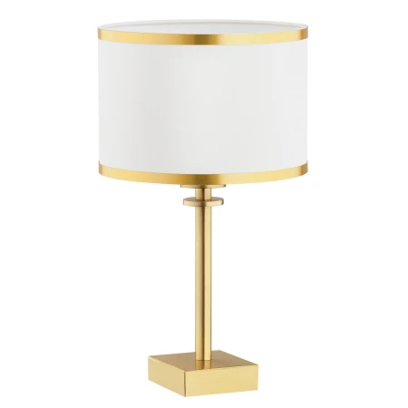 Lampa stołowa ABBANO śmietankowa ze złotem 8029 - Argon