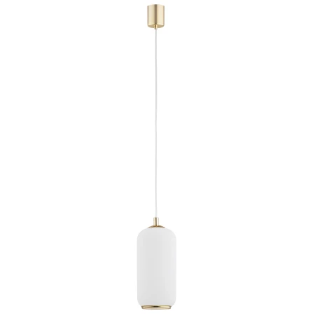 Lampa wisząca elegancka PALLADO 4993 złoto i biel - Argon
