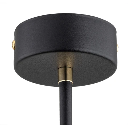 Żyrandol elegancki RAVELLO 2128 czerń opal złoto - Argon
