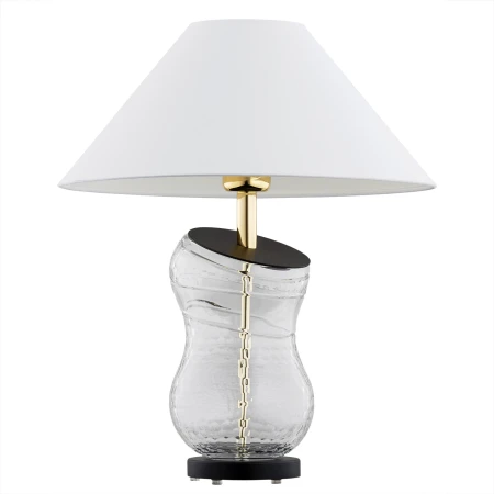 Lampa stołowa szklana elegancka VENETO 8036 biała - Argon