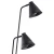 Lampa podłogowa czarna podwójna AVALONE 7077 - Argon