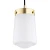 Lampa wisząca elegancka PASADENA 8004 biel i złoto - Argon