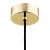 Lampa wisząca elegancka PASADENA 8004 biel i złoto - Argon