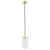 Lampa wisząca elegancka PASADENA 8004 biel i złoto - Argon