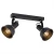 Plafon reflektory na listwie TWIST 7037 czarny - Argon