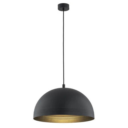 Lampa wisząca stalowa BONITA 8242 czerń ze złotem - Argon