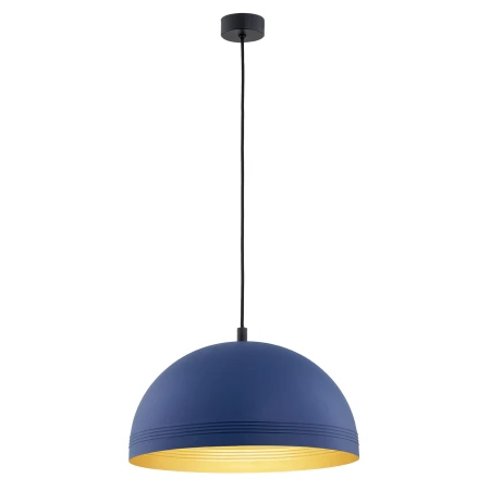 Lampa wisząca stalowa BONITA 8244 granat ze złotem - Argon