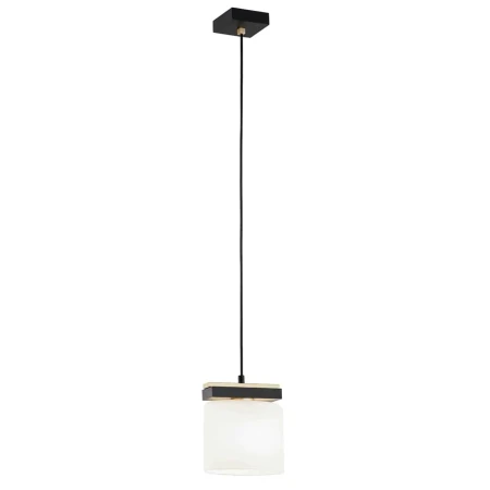 Lampa wisząca pojedyncza CANOA 8276 czerń i opal - Argon