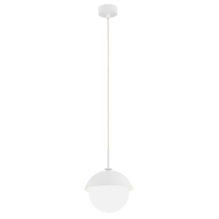 Lampa wisząca szklana kula CAPPELLO 8294 biała - Argon