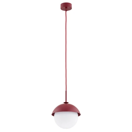 Lampa wisząca szklana kula CAPPELLO 8296 czerwona - Argon
