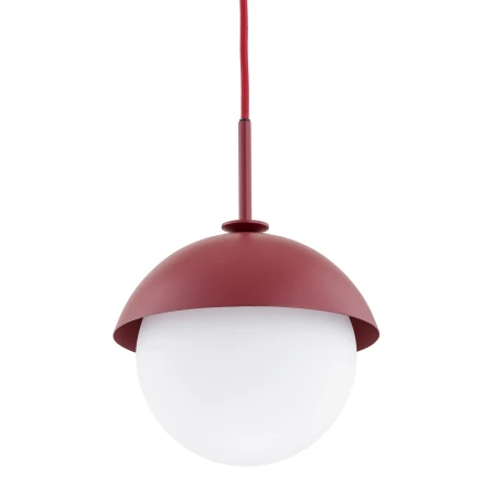 Lampa wisząca szklana kula CAPPELLO 8296 czerwona - Argon