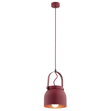 Lampa wisząca loftowa LOGAN 8282 czerwona - Argon