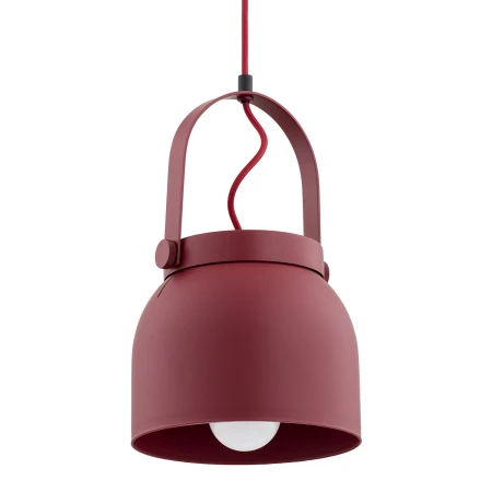 Lampa wisząca loftowa LOGAN 8282 czerwona - Argon