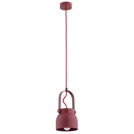 Lampa wisząca loftowa LOGAN 8292 czerwona - Argon