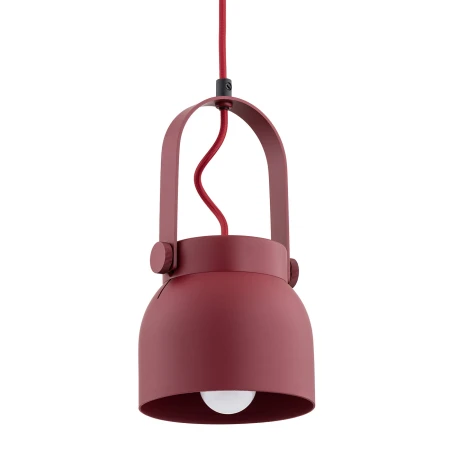Lampa wisząca loftowa LOGAN 8292 czerwona - Argon