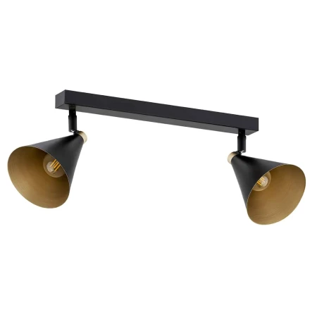 Plafon reflektory na listwie LUCINDA 7170 czarny - Argon