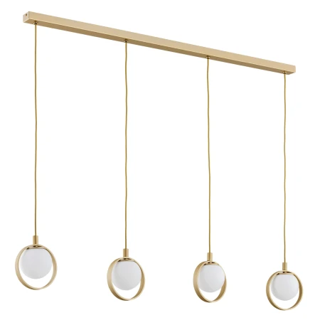Lampa wisząca designerska SATURNIA 1809 kule z obręczami - Argon