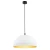 Lampa wisząca stalowa BONITA 8241 biel ze złotem - Argon