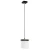 Lampa wisząca pojedyncza CANOA 8276 czerń i opal - Argon
