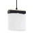 Lampa wisząca pojedyncza CANOA 8276 czerń i opal - Argon