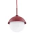 Lampa wisząca szklana kula CAPPELLO 8296 czerwona - Argon