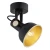 Lampa ścienna/sufitowa czerń i złoto LENORA 8246 - Argon