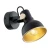 Lampa ścienna/sufitowa czerń i złoto LENORA 8246 - Argon