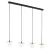 Lampa wisząca designerska TREVI 1798 poczwórna - Argon