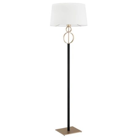Lampa podłogowa czerń i złoto PERSEO 8309 - Argon