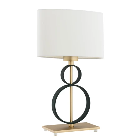 Lampa stołowa elegancka czarne obręcze PERSEO 8373 - Argon