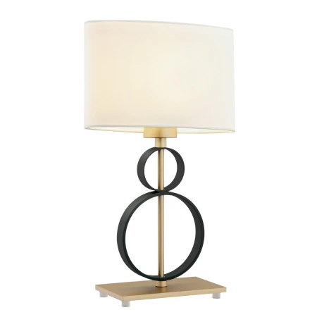 Lampa stołowa elegancka czarne obręcze PERSEO 8373 - Argon