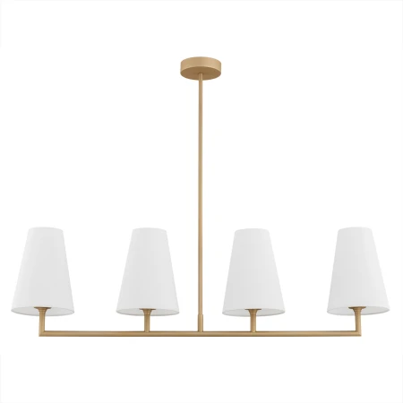 Lampa wisząca elegancka SAFIANO 1828 złoto i biel - Argon