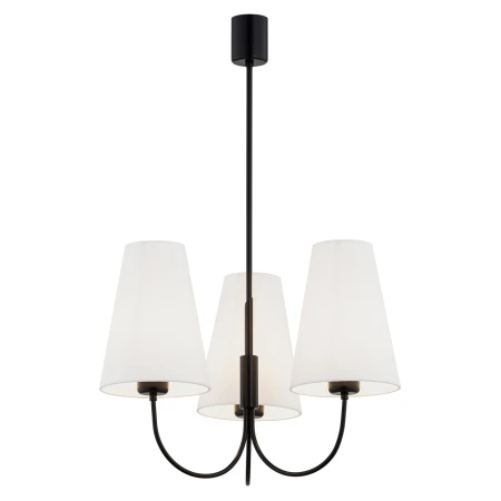 Żyrandol elegancki SAFIANO 6268 biel i czerń - Argon