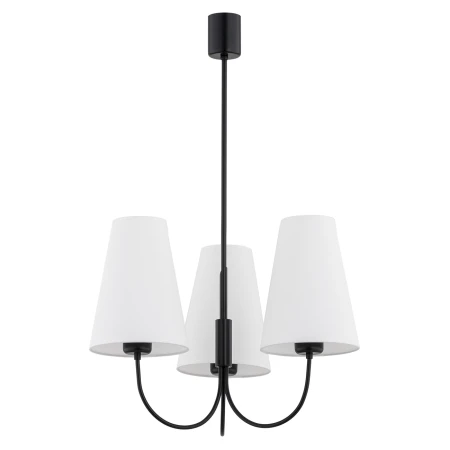 Żyrandol elegancki SAFIANO 6268 biel i czerń - Argon