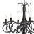 Żyrandol modern chic DIADEMA 2562 czarny - Argon