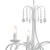 Żyrandol modern chic DIADEMA 6271 biały - Argon