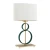 Lampa stołowa elegancka zielone obręcze PERSEO 8317 - Argon